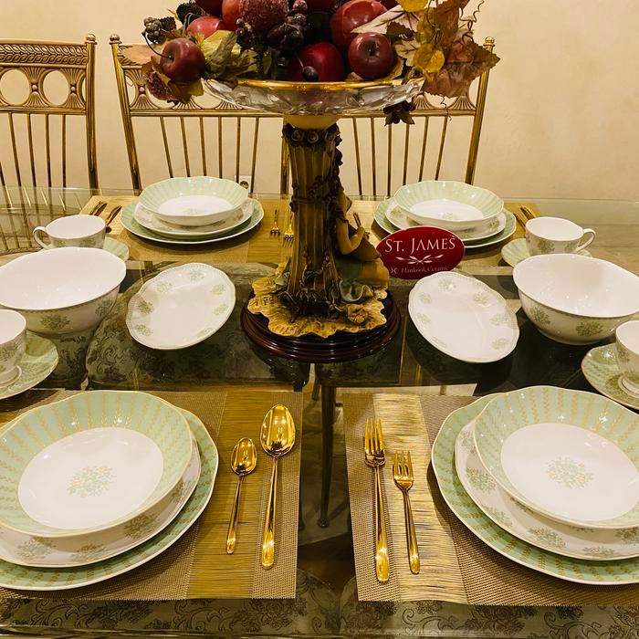 Dinner set / SAINT JAMES / 24 pcs / mewah / cantik / elegan