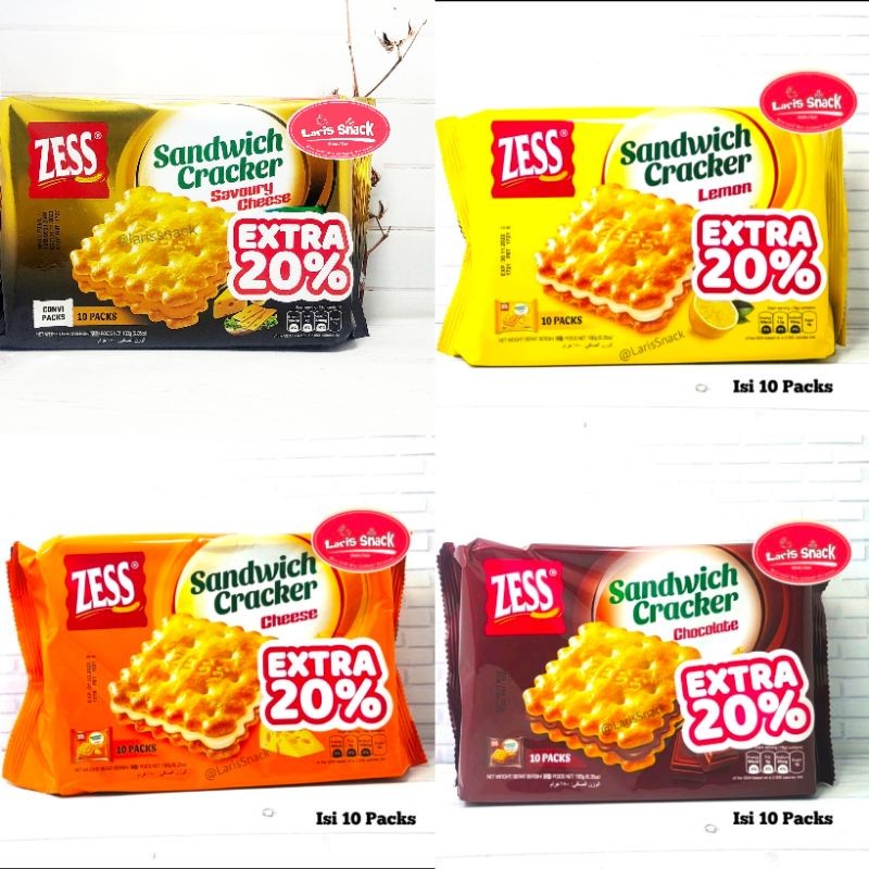

Zess Cracker Sandwich Biskuit Cracker All Variant 180gr