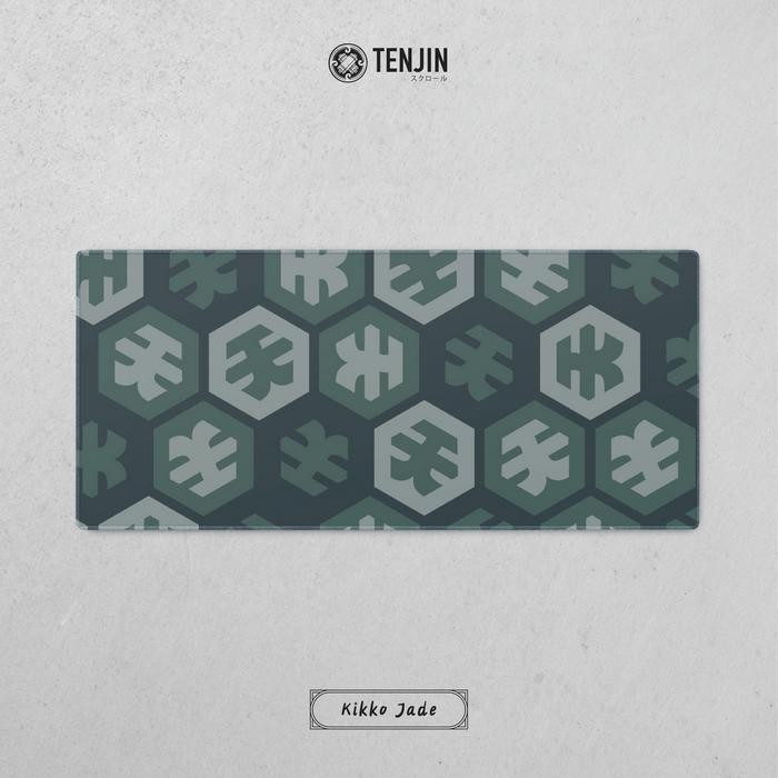 Tenjin Scrollworks - Kikko Jade Deskmat