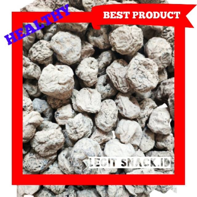

Kiamboy Putih Bulat Tanpa Biji Asem Manis / Plum Putih Non Biji / Kiamboi Putih Asam Manis 250 Gram