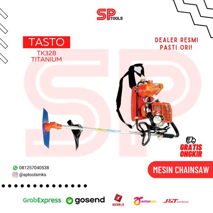 Mesin Potong Rumput / Pemotong / Brush Cutter 2 Tak Tasto Tk328 Tk 328