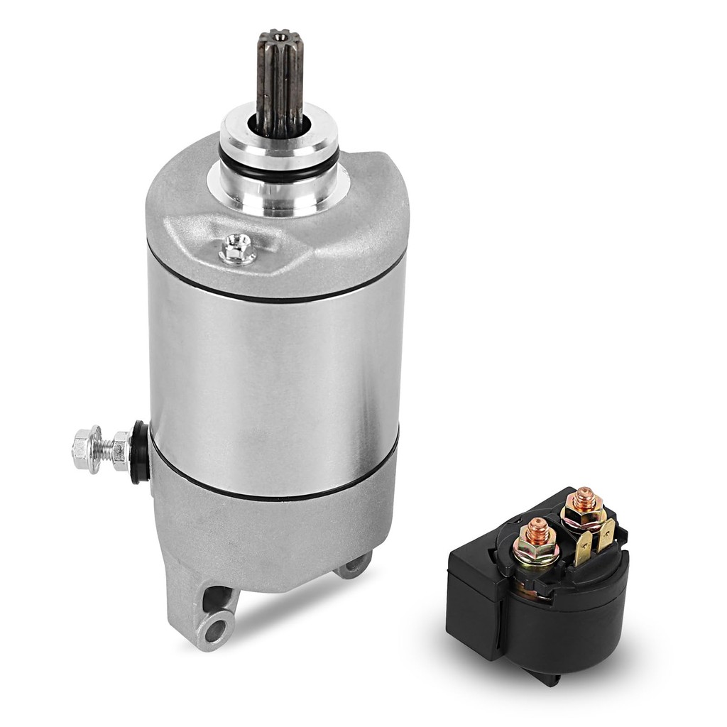 Starter Motor with Relay Fit For Kawasaki ATV Brute Force 750 650 UTV KRF750 KRT750 KRF800 KRT800