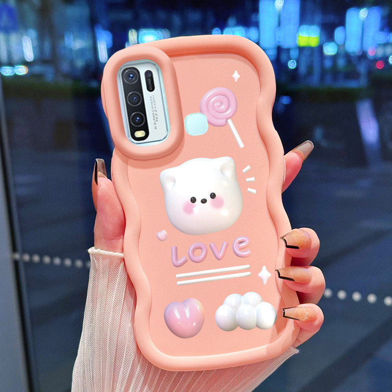 Casing Hp Untuk VIVO Y50 Y30 Y30i Y51 2020 Y31 2021 Y51A 2021 Y53s Y33 Case Softcase Kesing Cinta ku