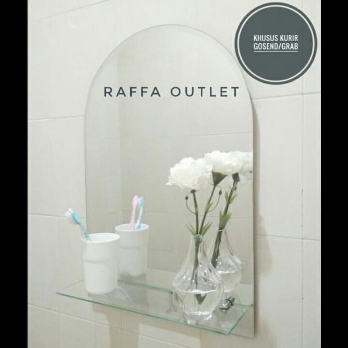 CERMIN KAMAR MANDI/KACA KAMAR MANDI OVAL