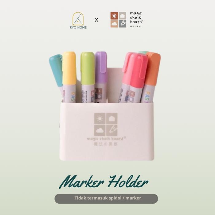 

Ryo Home - Marker Holder / Tempat Spidol / Kontainer Magnet Papan Tulis