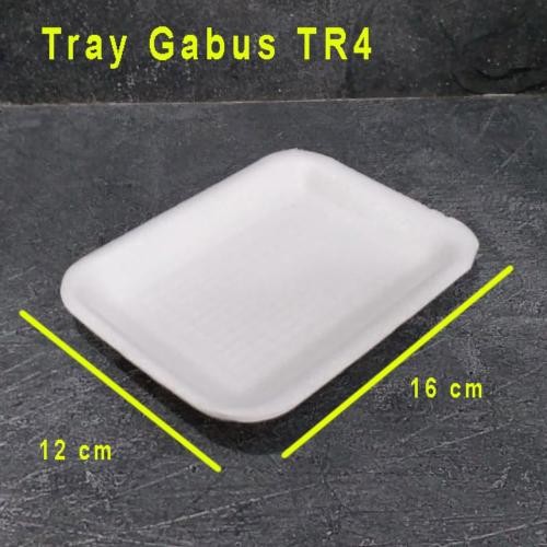 

TRAY GABUS TR04 250 PC STYROFOAM STEROFOAM STIROFOAM DAGING BUAH SAYUR