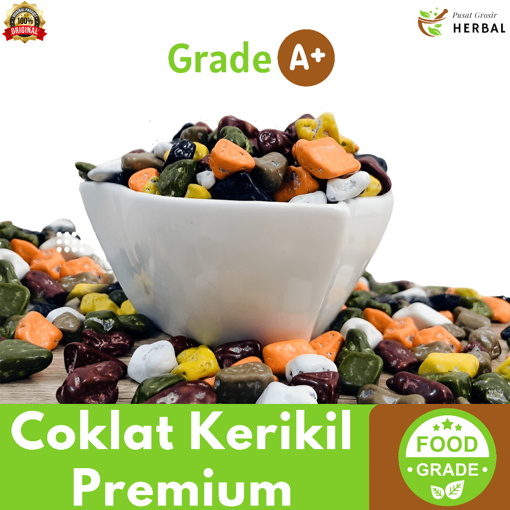

Cokelat Coklat Arab Batu Krikil Kerikil Premium Asli 1Kg Khas Arab dan Turkey / Turki Untuk Oleh
