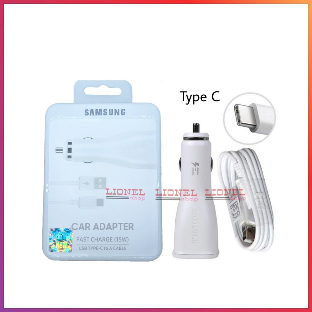 Car Charger - Charger Mobil Samsung Type C Original Fast Charging Dual Output