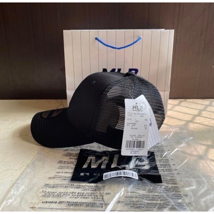 Topi Baseball Mlb Ny Trucker Original Full Black Caps #Gratisongkir #Sale #Discount
