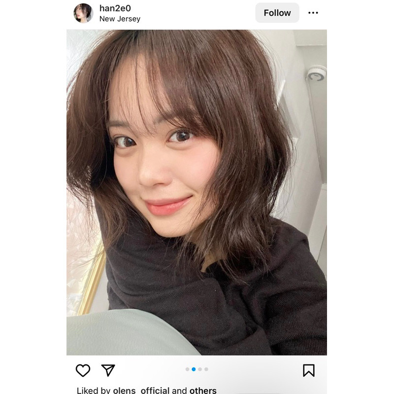 SOFTLENS OLENS KOREA NEW B PINK LENS SHINE TOUCH MILKY 1 MONTH/1PAIR