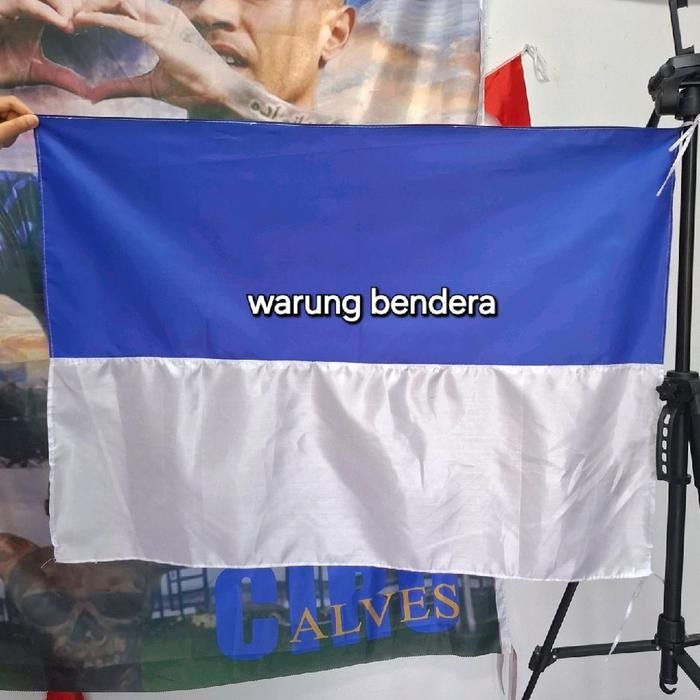 Gala Galore Bendera Persib Biru Putih/Bendera Persib Polos 90Cm