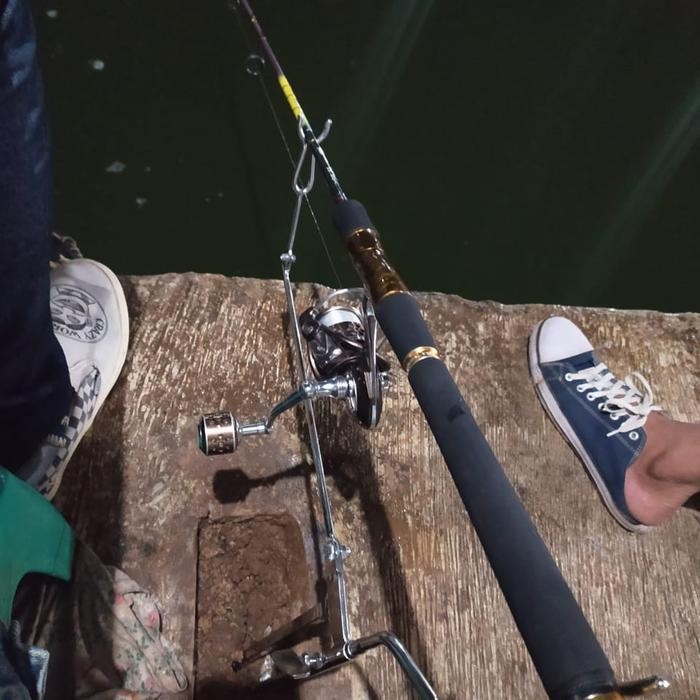 Cagak Pancing Stainless Steel Model Lipat2 #Gratisongkir