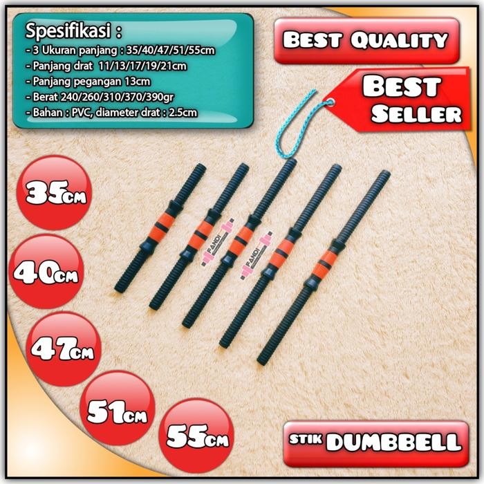 stick dumbell 35cm pvc - stik dumbbell 35cm pvc - stik barbel pvc 35cm