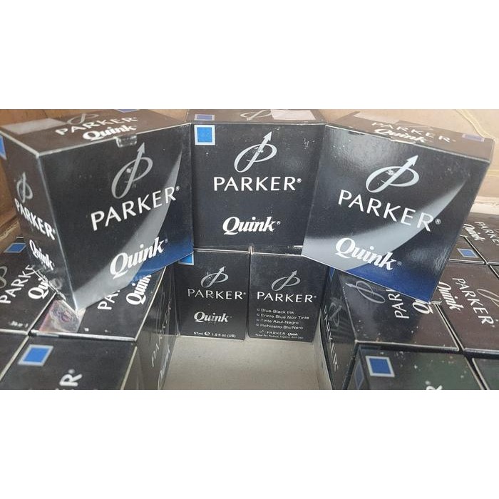 

Ready- Parker Quink Ink Bottle Fountain Pen - Blue-Black