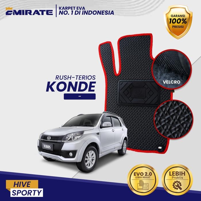 Karpet Mobil Hive Rush Terios Konde Bahan EVA Premium