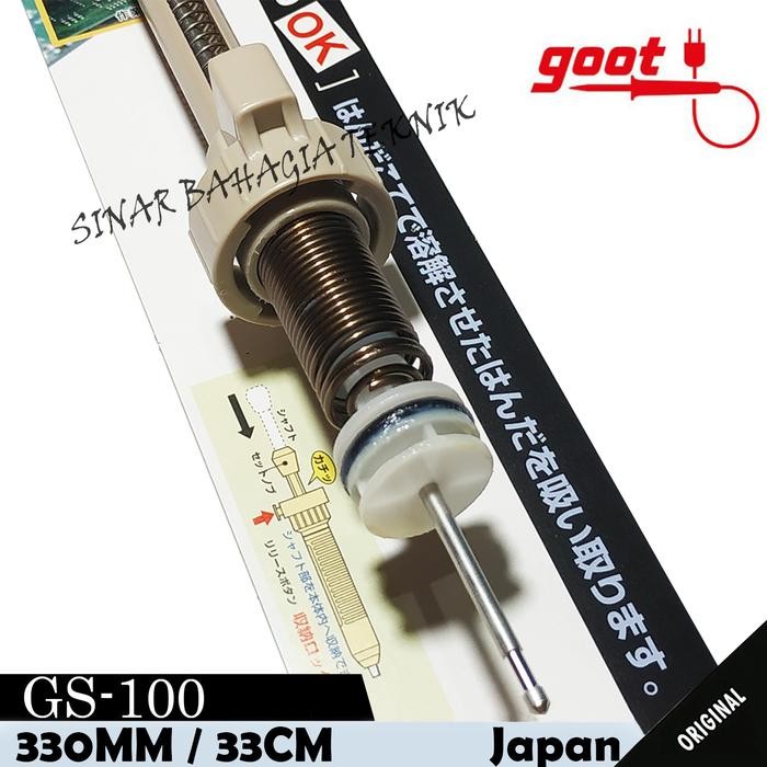 Murah Goot Japan Sedot Timah Gs100 Penyedot Penghisap Tenol Gs 100 Original