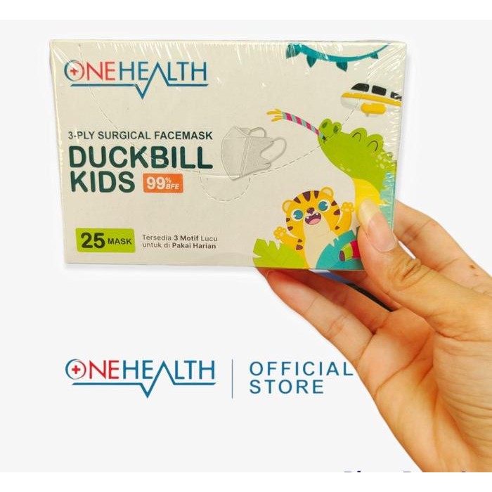 Masker OneHealth Duckbill Kids isi 25
