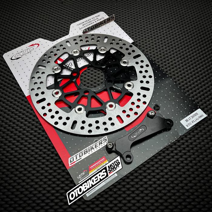 Piringan Cakram Ktc 260 Mm Honda Beat Vario 110 125 150 Scoopy Genio Spacy Karbu Fi Ukuran 260Mm Cnc