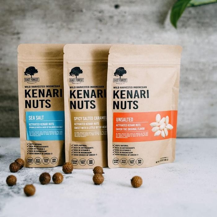 

EAST FOREST KENARI NUTS SEASALT, 80GR