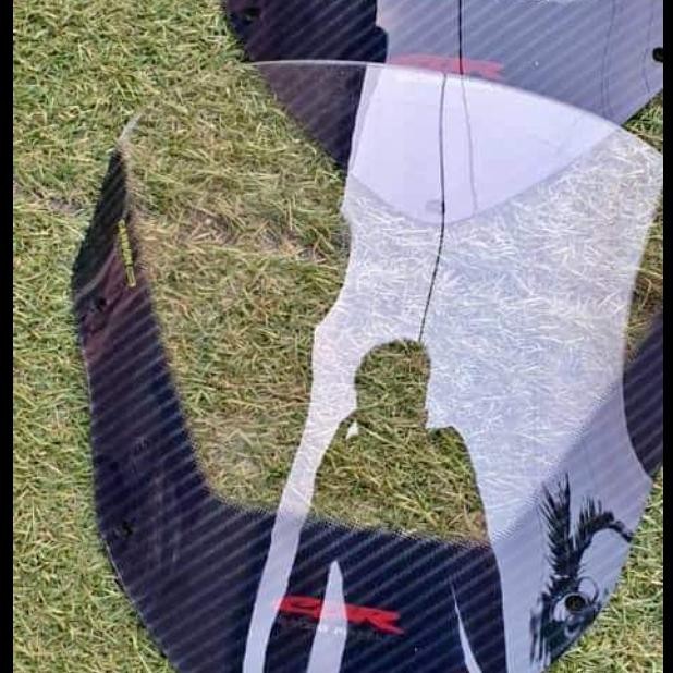 windshield visor Cbr 150 Old Karbon