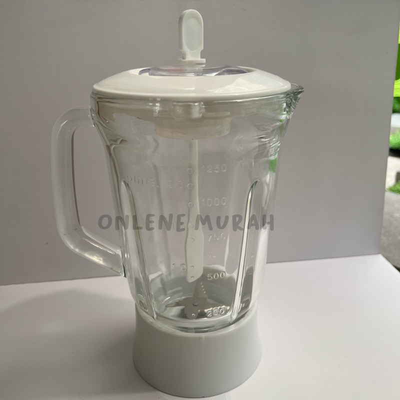 Set gelas jus blender Philips Cucina HR 1741, HR 1791, HR 1731 kaca