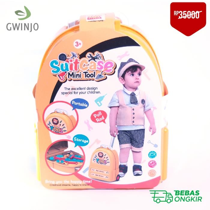 Mainan Perkakas Pertukangan Suitcase Mini Tools