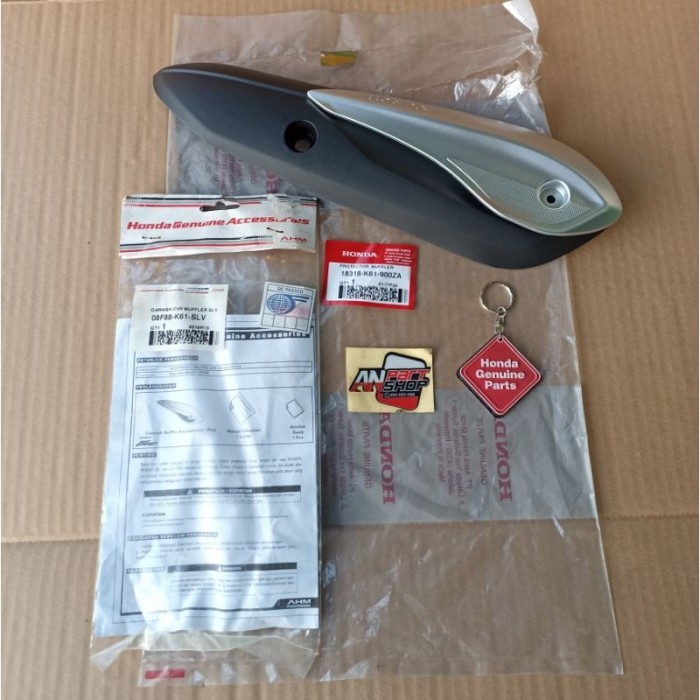 PREMIUM Cover Tameng dan Garnish Knalpot BeAT POP eSP K61 2014 - 2019 Original