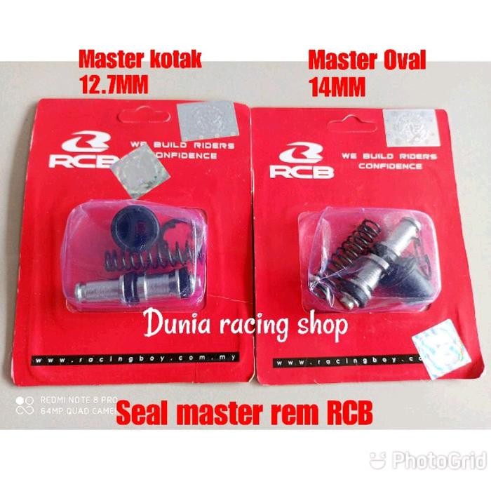 Seal master rem Sil Master rem merk RCB Untuk master rem RCB Oval 14mm Kotak 14MM Kotak 12.7mm