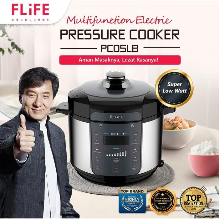PRESSURE COOKER ELEKTRIK FLIFE PC05LB - 5 LITER