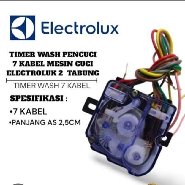 Ready Timer wash mesin cuci Electrolux Timer pencuci mesin cuci 2 tabung