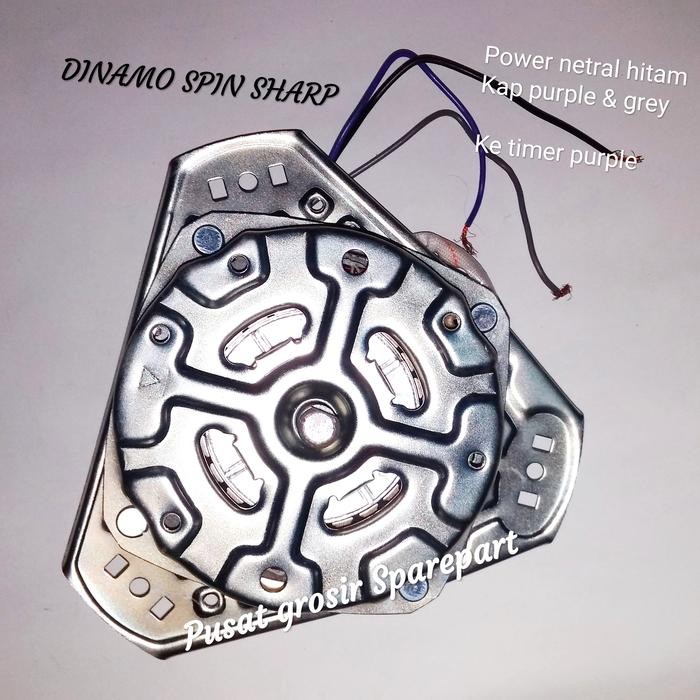 Ready Dinamo Spin Mesin Cuci sharp 2 tabung 7kg - 10 kg