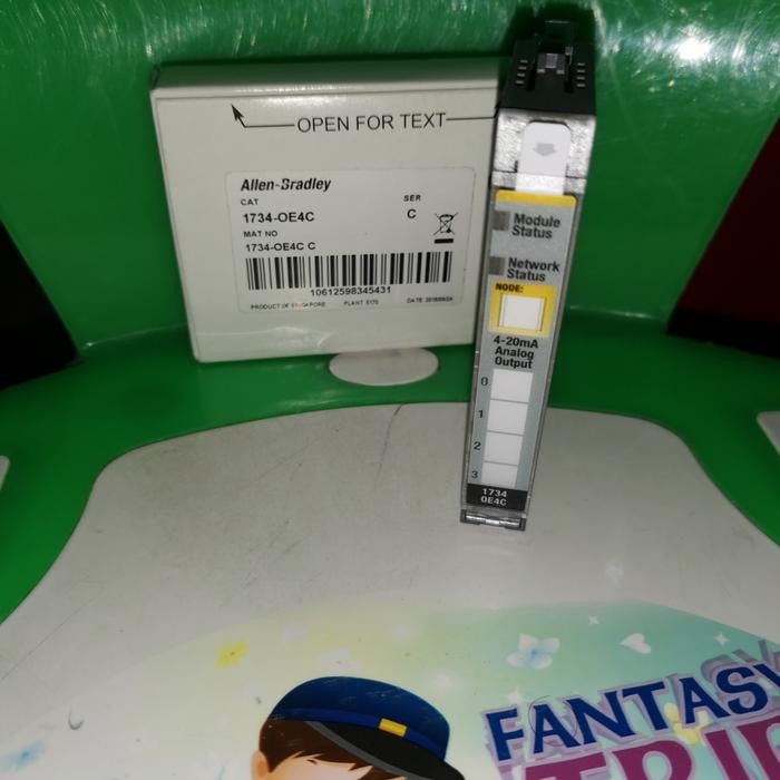 1734-OE4C 4 CHANEL ANALOG CURRENT OUTPUT MODULE PLC ALLEN BRADLEY TERLARIS
