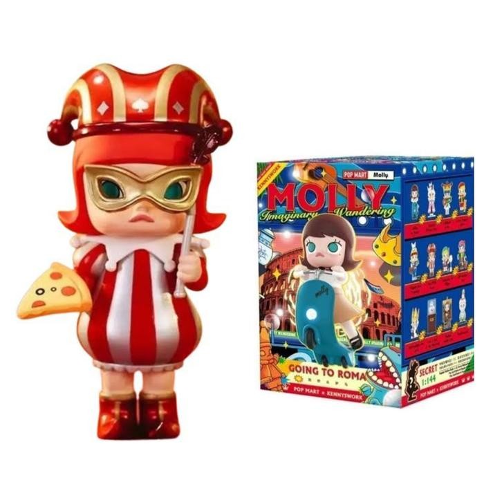 Pop Mart MOLLY EAT WITH TASTE Imaginary Wandering PopMart Pizza Clown