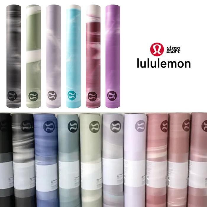 the reversible mat 5mm LULULEMON marble yoga matras alo manduka senam