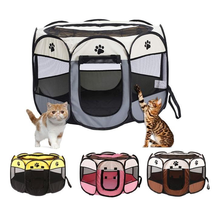 Kandang Lipat Kucing Kandang Lipat Anjing Kandang Hewan Portable