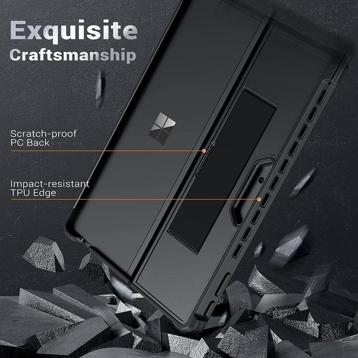 BURUAN,. CASE MICROSOFT SURFACE PRO 9 8 7 6 5 4 CASING SURFACE GO 4 3 2 1 COVER