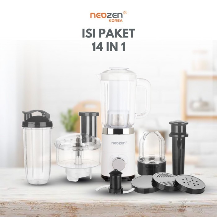 SS- Neozen Tuctac Blender - Multifunction Blender Tuc Tac - White - Blender Multi Fungsi -