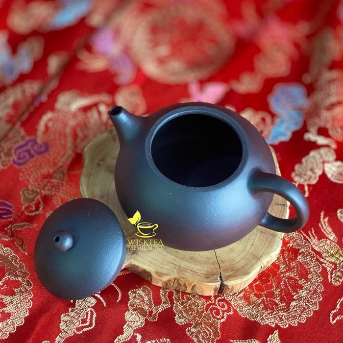Teapot Liuxiang Yixing Small Black Clay (Zini) Xi Shi Ru Teapot Single