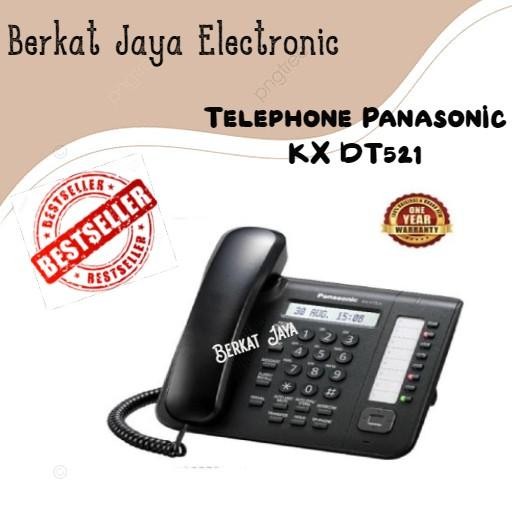 SendToday- Telepon Panasonic Kx-Dt 521 ( Black )