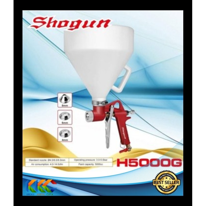 Spray Gun Tekstur Alat Semprot Cat Tekstur Cement Gun Hopper Gun Terlaris