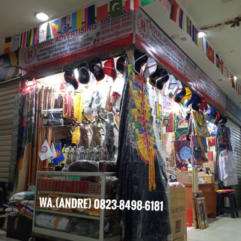 

bendera merah putih bahan drill tebal uk. 150 x 225 ready