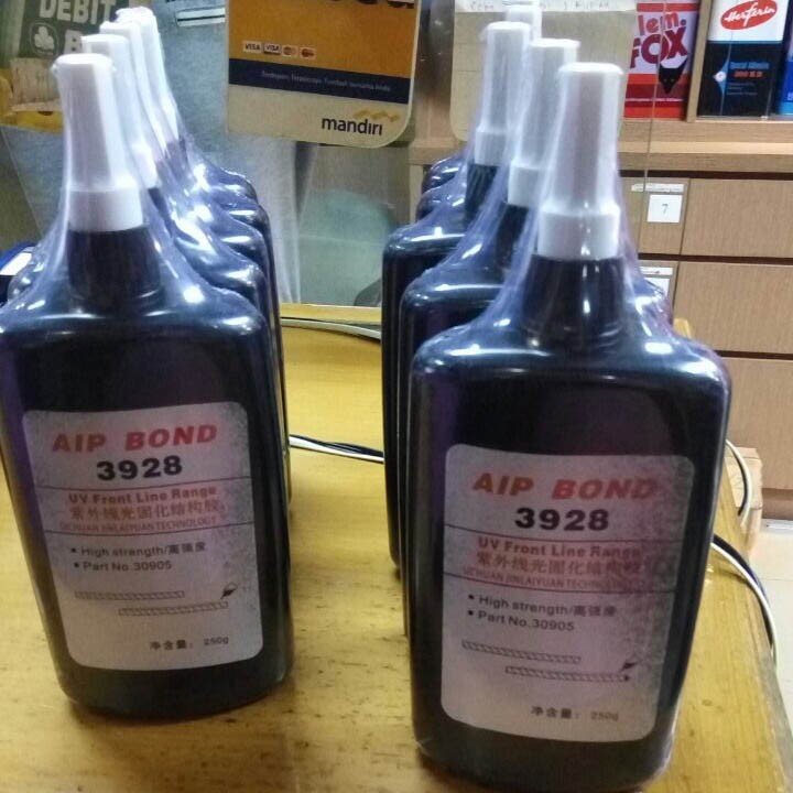 

Lem Kaca UV Transparant 250 ml UV Glue Curing Lht Adhesives Lem Kaca UV Bening Tanpa Bekas