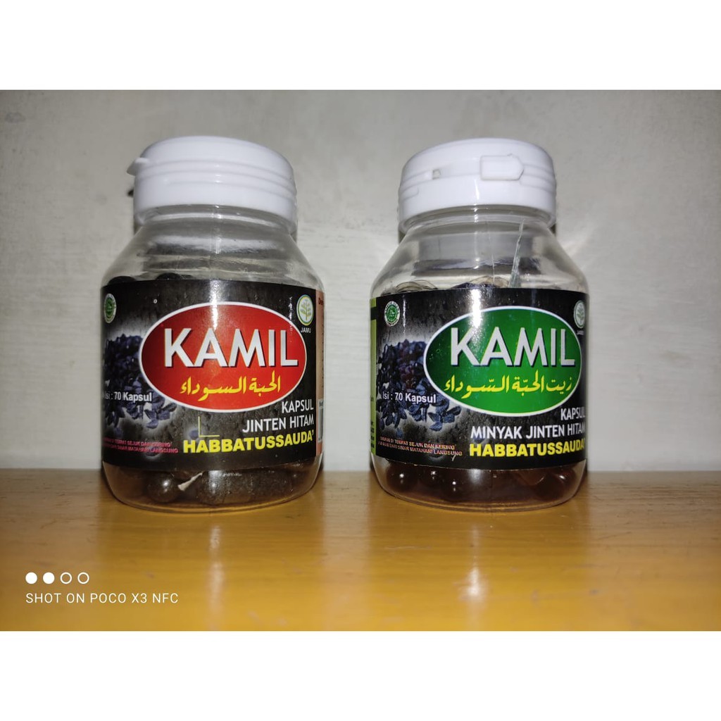 Kamil Habbatussauda Kapsul | Kamil Minyak Jinten Hitam Murni | Kamil Murni Serbuk Habbatussauda