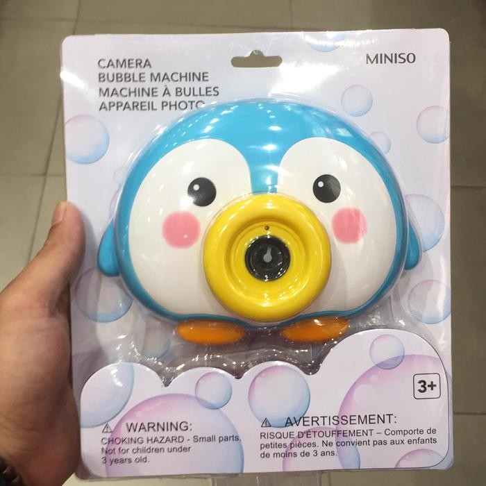 Miniso Camera Bubble Machine Balon Air Mainan Anak