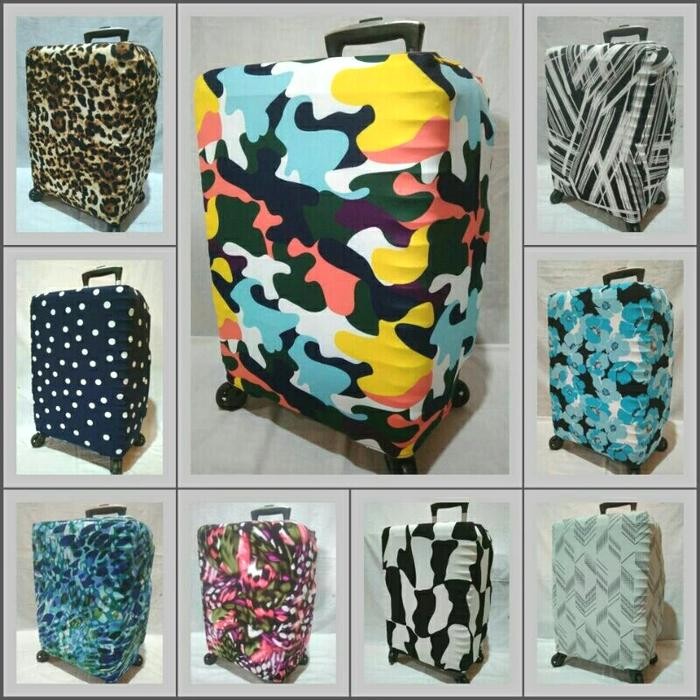 Sarung koper / pelindung koper motif cover koper size 18 inc - 30 inc