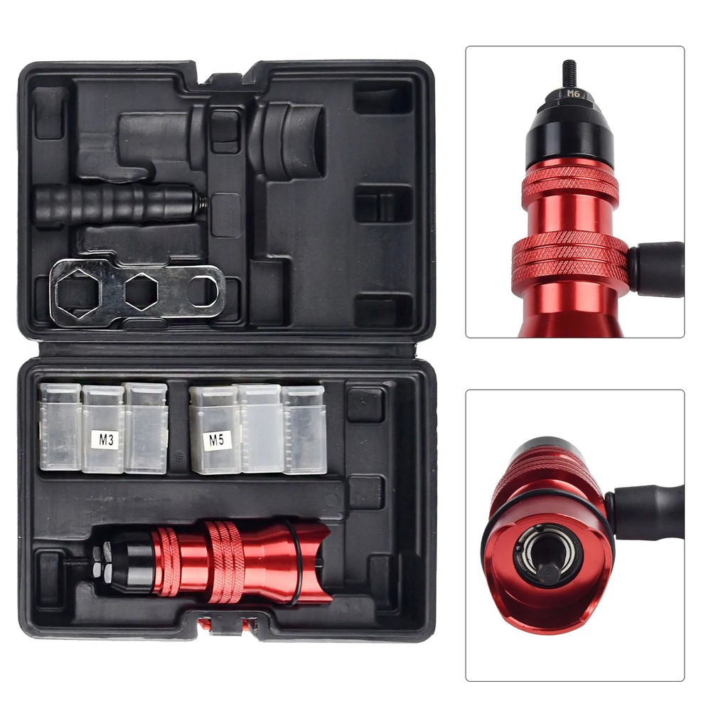High Quality Power Tools Accessories Rivet Nut Nut Riveter Insertion Riveter Tool M6 M8 Rivet Nut To