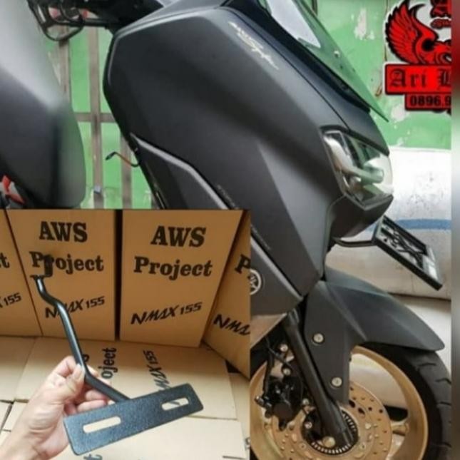 Braket Dudukan plat Nomor Nmax 2020 2021 2022 Aws