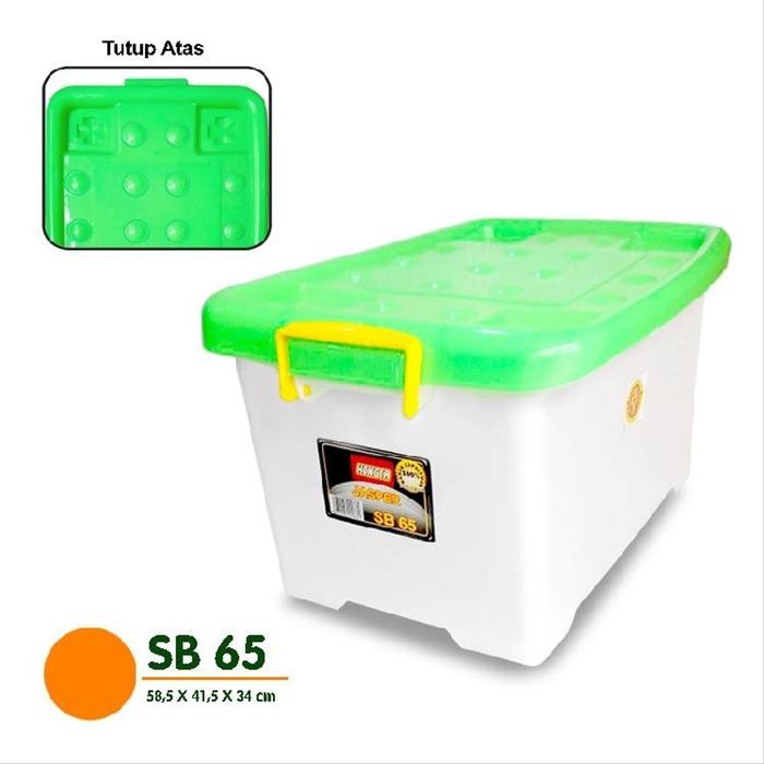 Storage Box Plastik Multifungsi Penyimpanan Baju Kotak Container Box