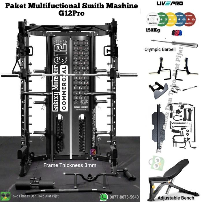 Live Elite Bumper 150Kg & Multi Fungsional Bk-3058 Complette