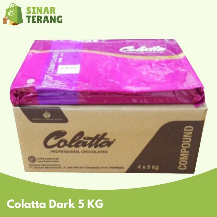 

InstanTanyadulu- Colatta Dark Compound 5kg / coklat dcc 5 KG